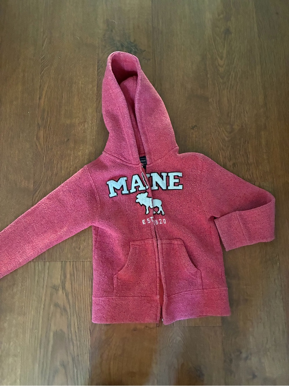 Beautiful vintage style Maine hooded kids jacket size S